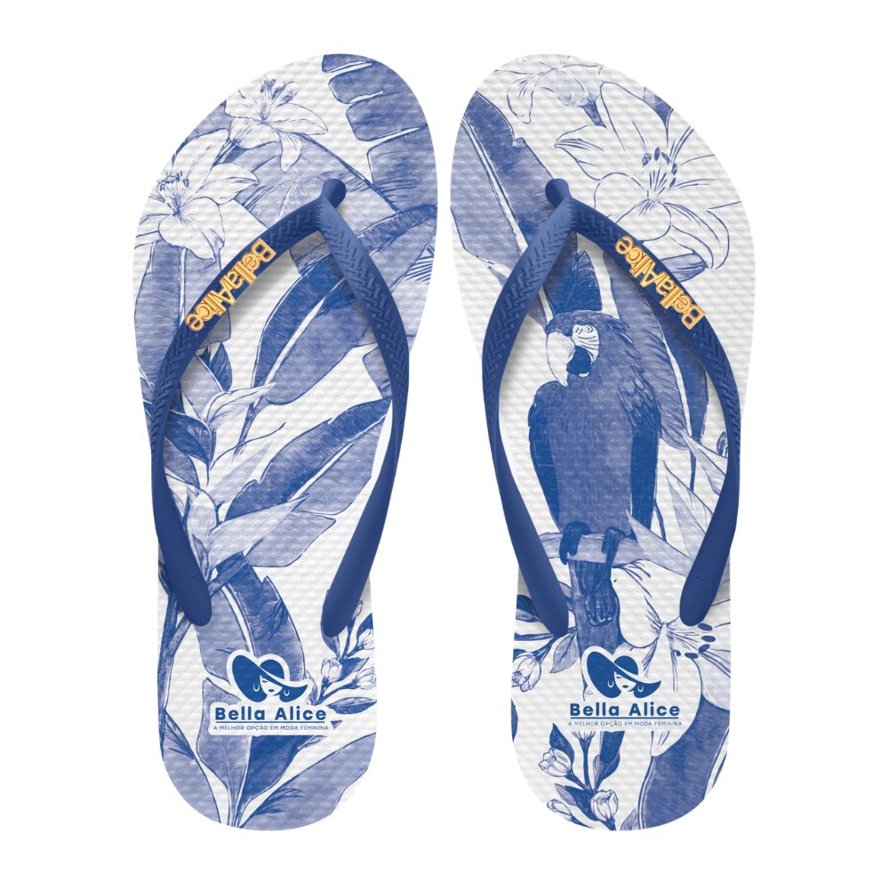 Linha Floral — Arara Azul